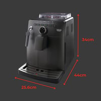 Automatický kávovar na espresso a cappuccino Gaggia Naviglio, čierny, 15 barov, 1850 W, na zrnkovú kávu, vyrobený v Taliansku 8