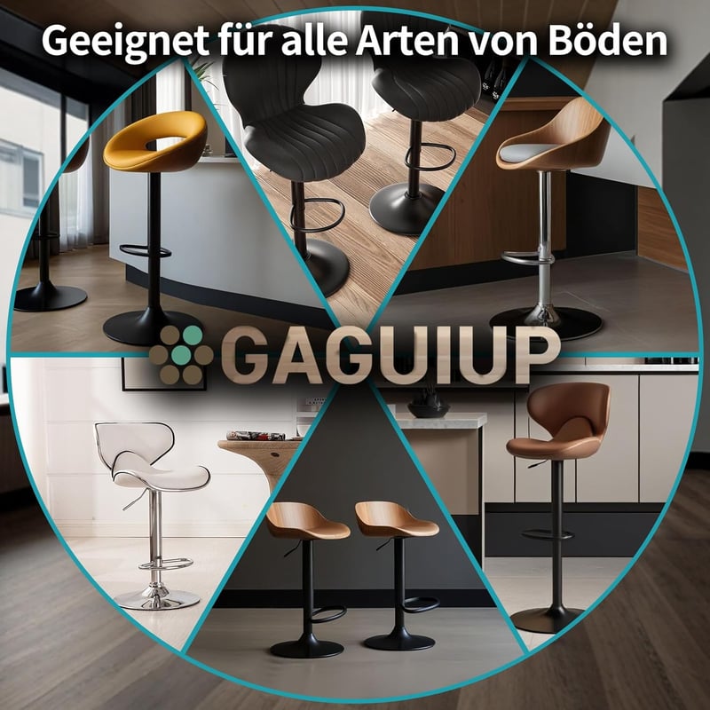 GAGUIUP Bárszék Lábvédő Szilikon 2db - Csúszásgátló Padlóvédő Fa Padlóhoz, Karcolásmentes, Zajmentes, Nyújtható 37-42cm Széktalp Átmérőhöz