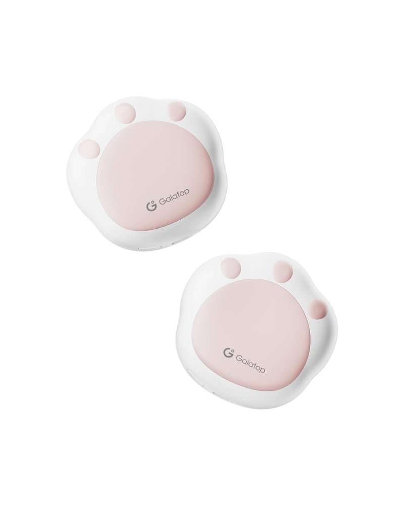 Încălzitoare de mâini reîncărcabile Gaiatop, set de 2 bucăți, design magnetic cu lăbuțe de pisică drăguțe