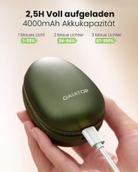 Gaiatop újratölthető mágneses kézmelegítő 3 fokozattal - 2 db 6