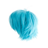 Gairyan svetlomodrá krátka rovná cosplay parochňa unisex pre ženy a mužov, doplnok na halloweensky karneval, anime kostým a párty 3