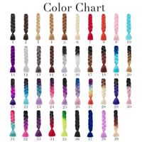 Gairyan Jumbo Braid Extensions 60cm Szintetikus Fonási Haj 3 csomag 300g 7