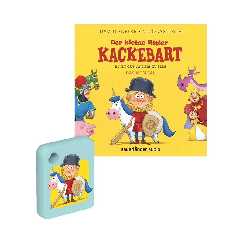Galakto Audio Token: Micul Cavaler Kackebart – Figurină audio interactivă pentru copii