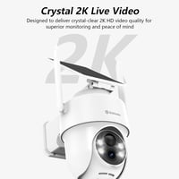 GALAYOU R1 Kültéri Biztonsági Kamera - 2K PTZ WiFi Megfigyelő Kamera Napelemes Akkumulátorral, PIR Mozgásérzékelővel, IP65 Vízálló, Színes É 8