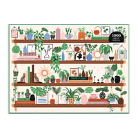 Puzzle Galison Plant Shelfie, 1000 dielikov, biele 2