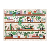 Puzzle Galison Plant Shelfie, 1000 dielikov, biele 3
