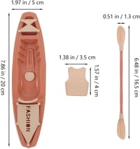 GALPADA Kajak Játék Szett 19,5 cm Evezős Csónak Tortadekoráció Gyerekeknek 3