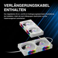 GAMDIAS AEOLUS P2 120mm PWM-ARGB PC ventilátor cserélhető lapátokkal 10