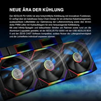 GAMDIAS AEOLUS P2 120mm PWM-ARGB PC ventilátor cserélhető lapátokkal 2