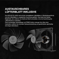 GAMDIAS AEOLUS P2 120mm PWM-ARGB PC ventilátor cserélhető lapátokkal 5