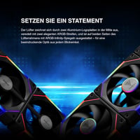 GAMDIAS AEOLUS P2 120mm PWM-ARGB PC ventilátor cserélhető lapátokkal 4