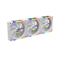PC ventilátor GAMDIAS AEOLUS P2 120mm PWM-ARGB s vymeniteľnými lopatkami, 30mm – biely 1