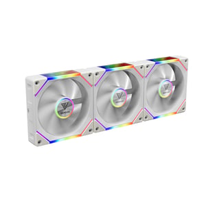 GAMDIAS AEOLUS P2 120mm PWM-ARGB PC ventilator s izmjenjivim lopaticama, 30mm - bijeli