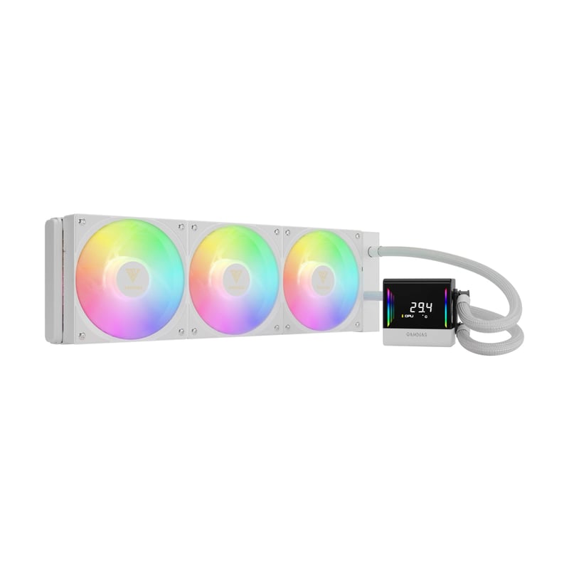 GAMDIAS CHIONE E4 360 mm AIO kvapalinový chladič procesora s ARGB synchronizáciou
