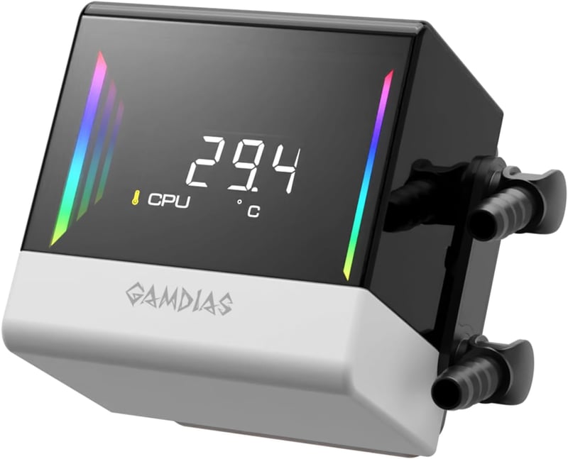 GAMDIAS CHIONE E4 360mm AIO Vízhűtés CPU-hoz ARGB Szinkronizálással