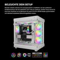 GAMDIAS CHIONE E4 360mm AIO Vízhűtés CPU-hoz ARGB Szinkronizálással 8