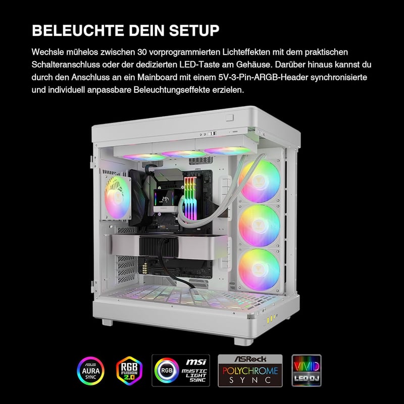 GAMDIAS CHIONE E4 360mm AIO Vízhűtés CPU-hoz ARGB Szinkronizálással