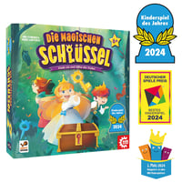 Game Factory 646323 Die Magischen Schlüssel kúzelná kocková hra pre deti od 6 rokov, rodinná spoločenská hra pre 2-4 hráčov, Detská hra roka 2