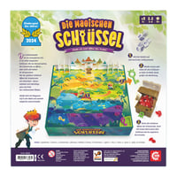 Game Factory 646323 Die Magischen Schlüssel kúzelná kocková hra pre deti od 6 rokov, rodinná spoločenská hra pre 2-4 hráčov, Detská hra roka 3