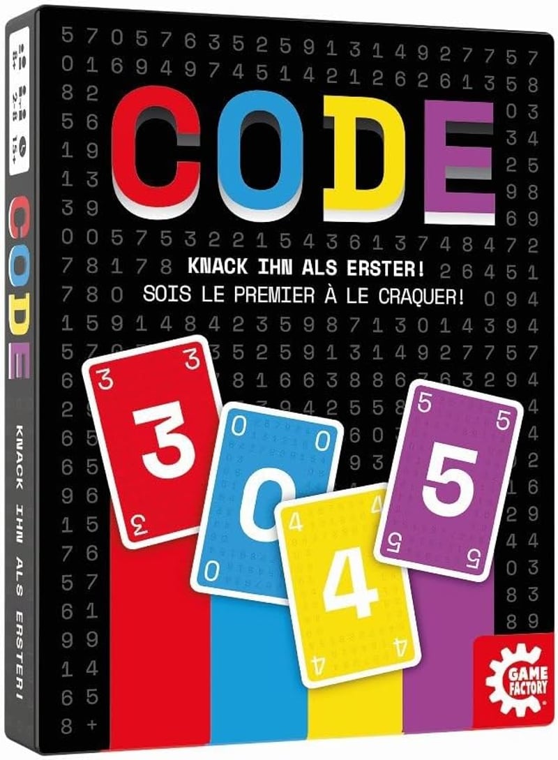 Game Factory Code Kártyajáték - Szórakoztató Társasjáték 2-8 Játékos Részére, 8 Éves Kortól, Családi és Baráti Összejövetelekre