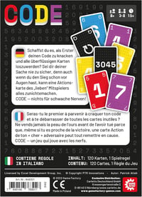 Game Factory Code Kártyajáték - Szórakoztató Társasjáték 2-8 Játékos Részére, 8 Éves Kortól, Családi és Baráti Összejövetelekre 2
