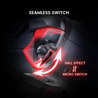 GameSir Cyclone 2 PC kontroller Mag-Res TMR stickel 1000Hz RGB LED fehér töltőállomással 4