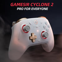 GameSir Cyclone 2 Vezeték Nélküli Gaming Kontroller - TMR Elektromágneses Joystick, Hall Effekt Trigger, Switch/PC/iOS/Android/Steam Kompati 2