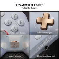 GameSir Cyclone 2 Vezeték Nélküli Gaming Kontroller - TMR Elektromágneses Joystick, Hall Effekt Trigger, Switch/PC/iOS/Android/Steam Kompati 8