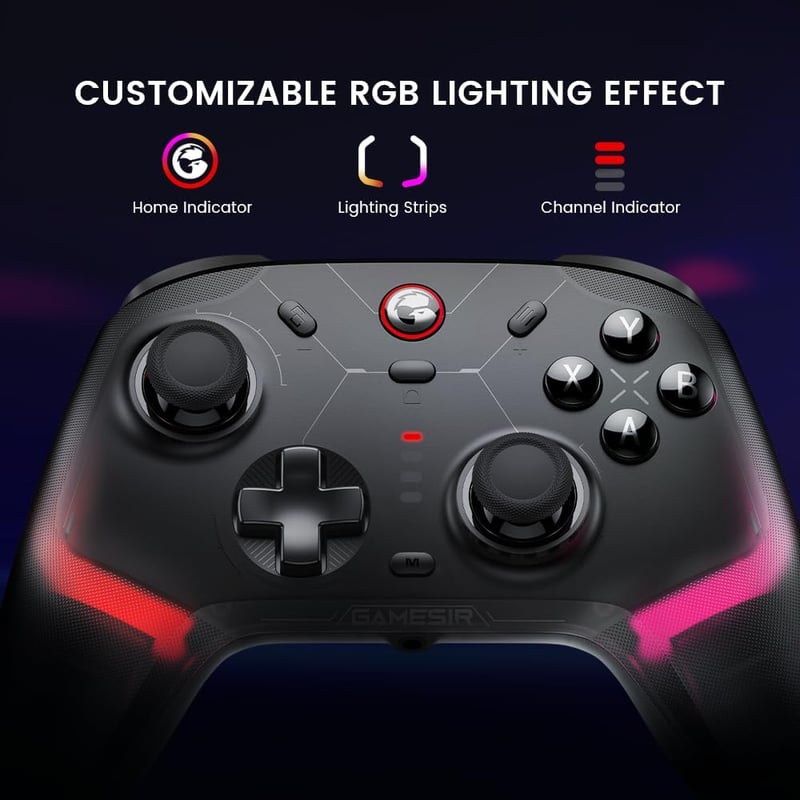 GameSir Cyclone 2 Wireless Kontroller - Hall Effect Triggerek, 6 Tengelyes Giroszkóp, Multiplatform
