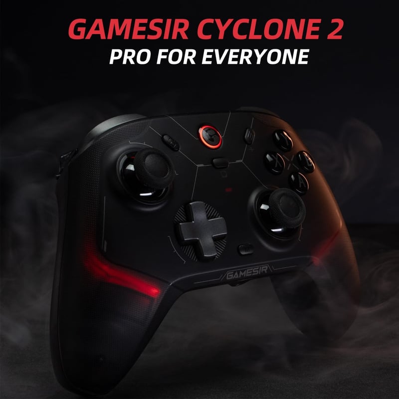 GameSir Cyclone 2 Wireless Kontroller - Hall Effect Triggerek, 6 Tengelyes Giroszkóp, Multiplatform