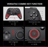 GameSir Cyclone 2 Wireless Kontroller - Hall Effect Triggerek, 6 Tengelyes Giroszkóp, Multiplatform 7