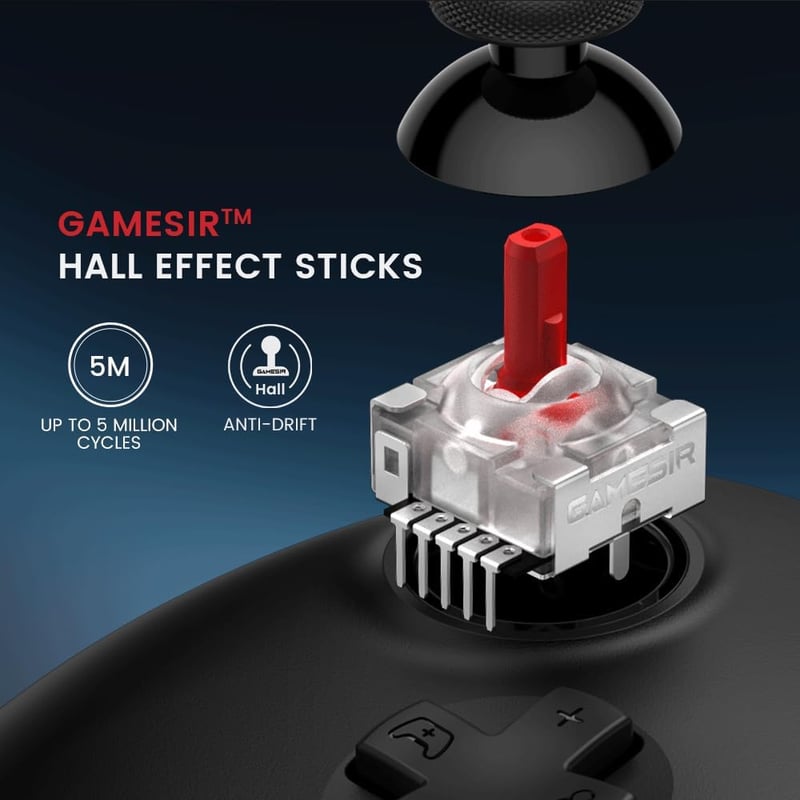 GameSir G7 HE Vezetékes Kontroller Xbox Series X|S és PC-hez Hall Effect Stickel