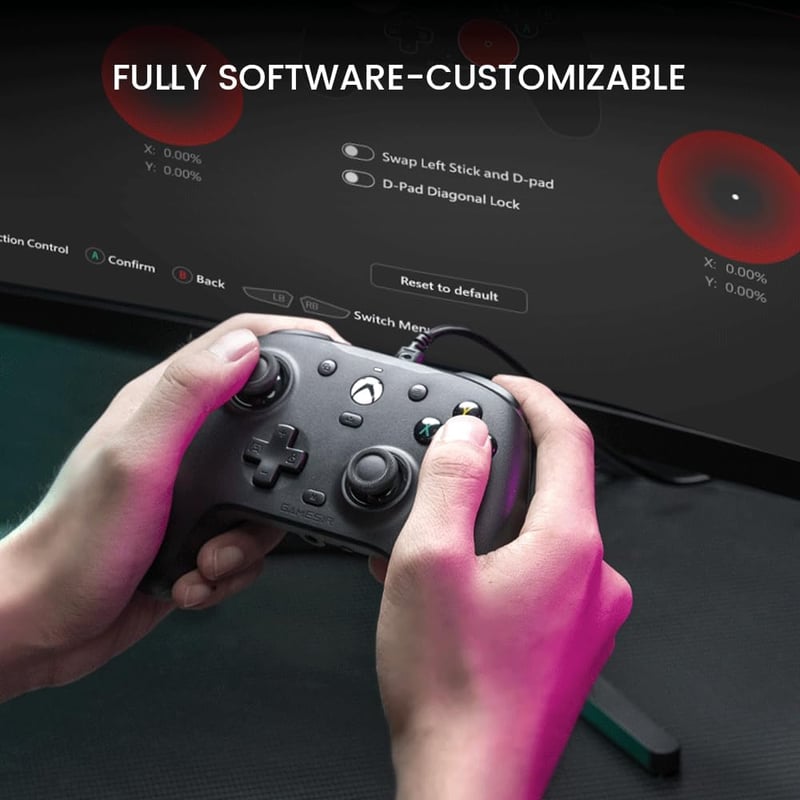 GameSir G7 HE Vezetékes Kontroller Xbox Series X|S és PC-hez Hall Effect Stickel