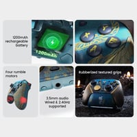 Herný ovládač GameSir G7 Pro 1000 Hz s nabíjacou stanicou – Xbox Series X|S, Xbox One, Windows 10/11 a Android – TMR joystick, nastaviteľné spúšte, 4 programovateľné tlačidlá – WUCHANG: Fallen Feathers 7