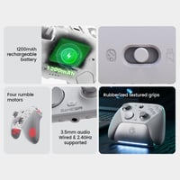 GameSir G7 Pro 1000Hz Xbox és Android kontroller töltőállomással - Mech White 5