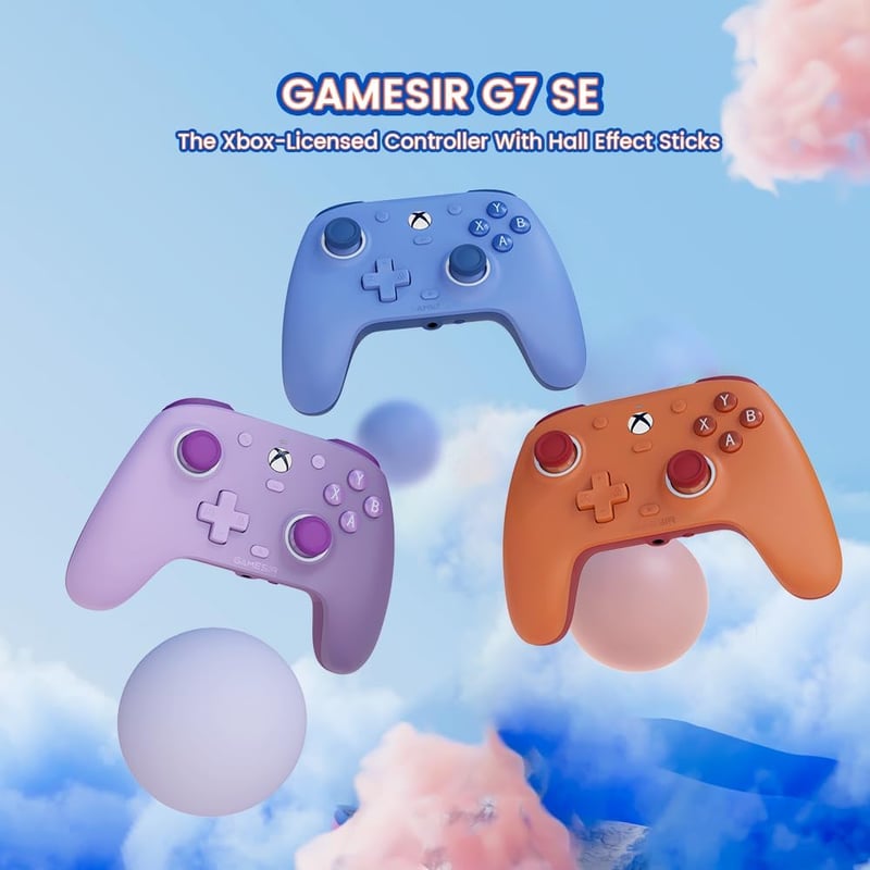 GameSir G7 SE Vezetékes Kontroller Xbox Series X|S PC Narancssárga Hall Effect