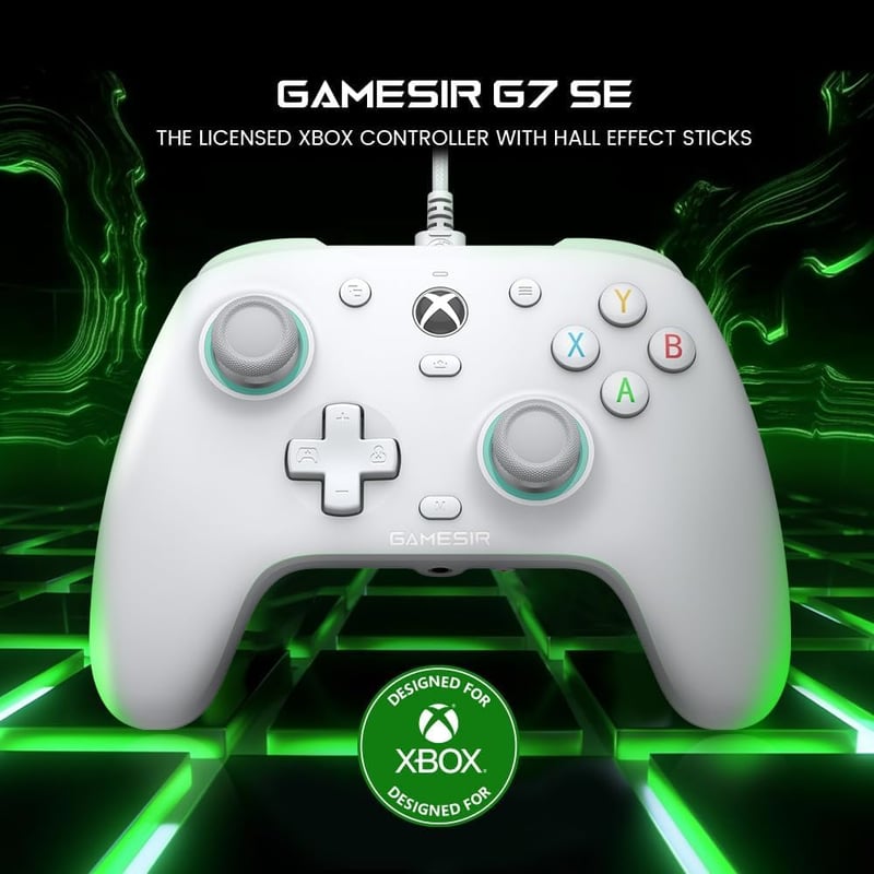 GameSir G7 SE Vezetékes Kontroller Xbox Series X|S, Xbox One és Windows 10/11 Rendszerekhez - Hall Effekt Joystickkel, 3.5 mm Audio Csatlako