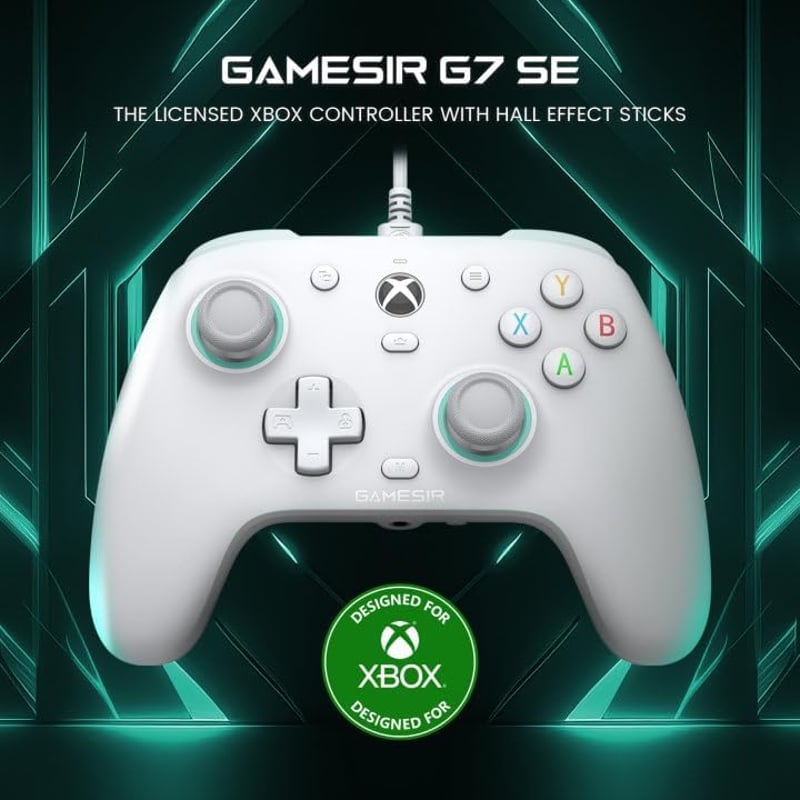 GameSir G7 SE Vezetékes Kontroller Xbox Series X|S, Xbox One és Windows 10/11 PC-hez - Hall Effect Joystickkel és 3.5mm Audio Csatlakozóval