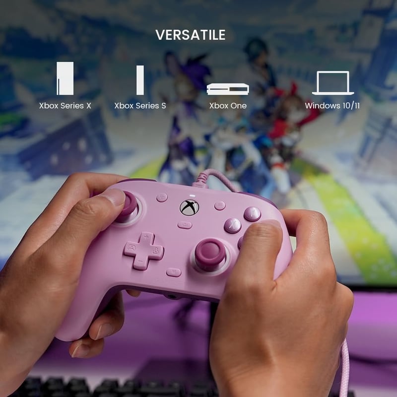 GameSir G7 SE Vezetékes Kontroller Xbox Series X|S, Xbox One, Windows 10/11 - Hall Effect Joystick, Lila