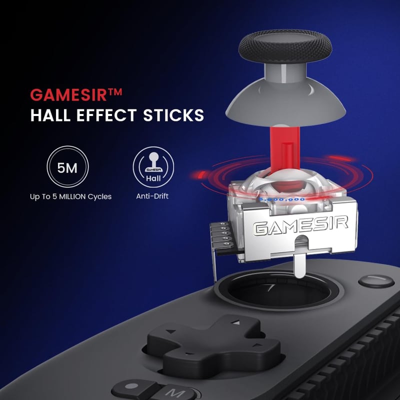 GameSir G8 Plus Bluetooth Wireless Gamepad Switch iOS Android Tablethez Hall Effect