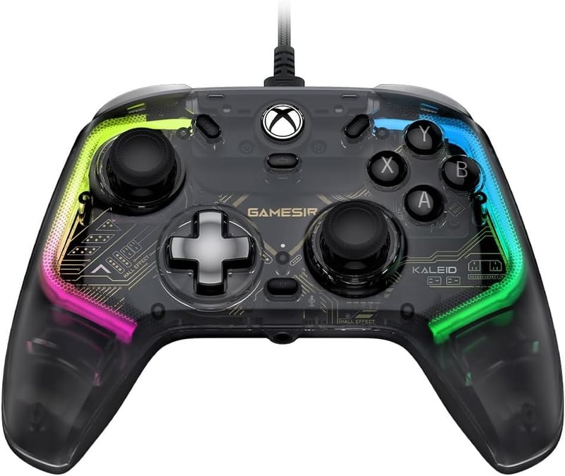 GameSir Kaleid Átlátszó Vezetékes Kontroller Xbox Series X|S, Xbox One, PC-hez Hall Effect Joystick