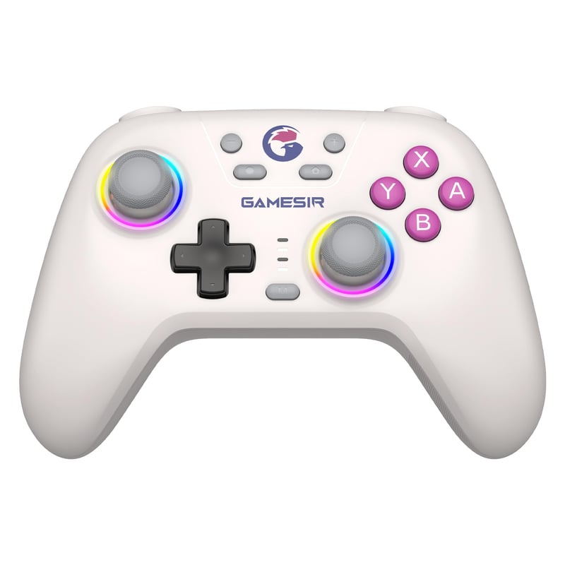 Gamepad wireless GameSir Nova Pro pentru Switch/Lite/OLED, cu joystick Hall Effect, LED RGB, Turbo, programabil, senzor de mișcare, Fe