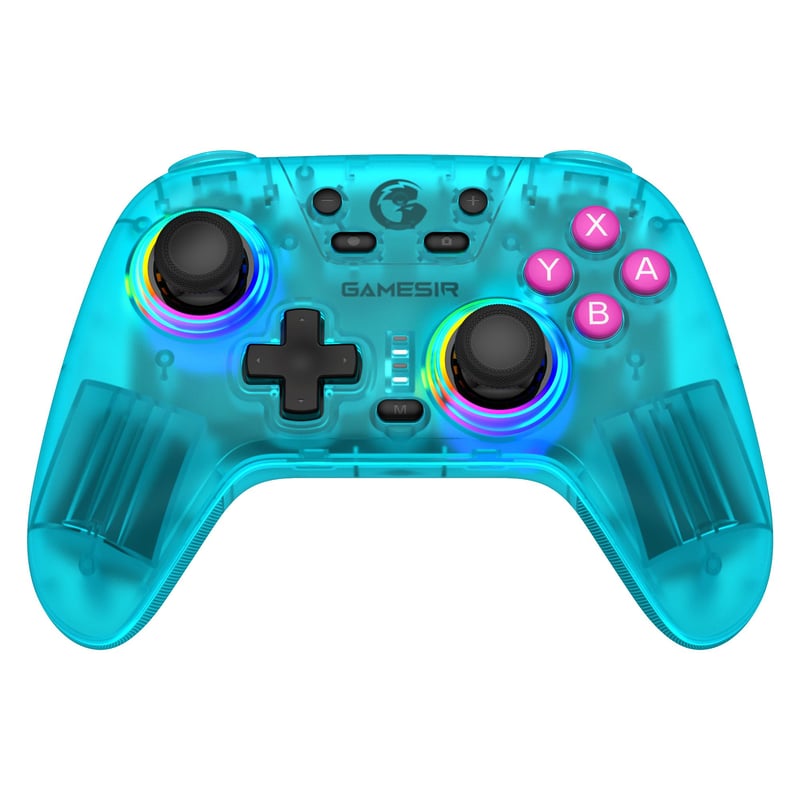 GameSir Nova Wireless Pro Controller pentru Switch/Lite/OLED, cu joystick Hall Effect, LED RGB, Turbo, Programabil, Senzor de Mișcare, Zö