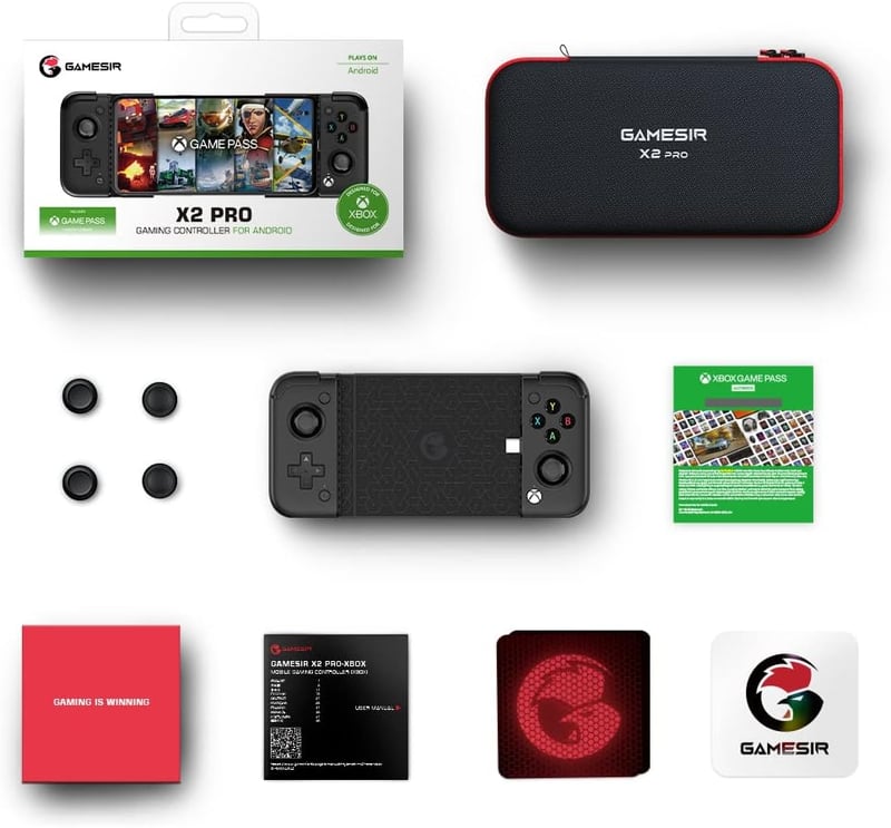 GameSir X2 Pro Android Mobil Játékvezérlő Type-C (100-179mm) - xCloud, Stadia, Luna, Apex Kompatibilis - 1 Hónap Xbox Game Pass Ultimate - T