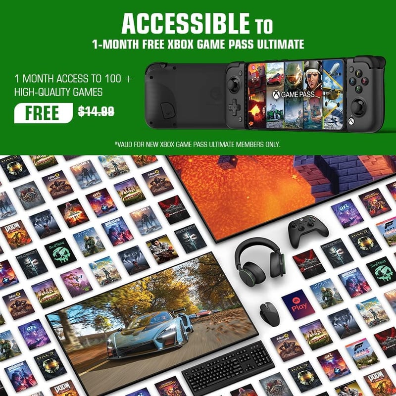 GameSir X2 Pro Android Mobil Játékvezérlő Type-C (100-179mm) - xCloud, Stadia, Luna, Apex Kompatibilis - 1 Hónap Xbox Game Pass Ultimate - T