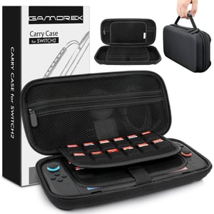 Gamorek Nintendo Switch 2 hordtáska - 24 játékkártya-tartóval – 3 db-os csomag