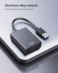 Adaptér GANA USB–HDMI, 1080P, USB 3.0/2.0 – čierny 5