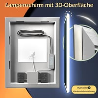 GANPE LED Érzékelős Fürdőszobai Tükör Bluetooth 50x70cm Páramentesítő Fali - 70 x 50 cm, Hand Shaft Induction 5