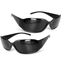 Dierkované okuliare Ganzoo Grid Goggles na precvičovanie zraku a relaxáciu, so skladateľnými nožičkami, typ A, čierne 2