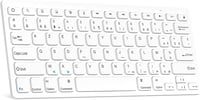 GAOJIE Bluetooth Billentyűzet iOS Android Windows Tablethez Fehér AZERTY 1